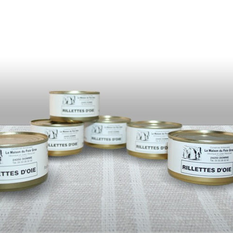 Lot Rillettes d'oie 130 g - 5+1