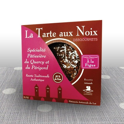 Tarte aux noix et figues