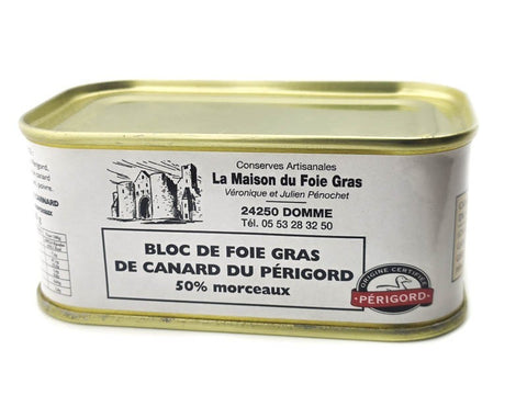 BLOC foie gras de canard morceaux IGP PÉRIGORD