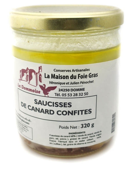 Saucisses de canard Confites - 320 g