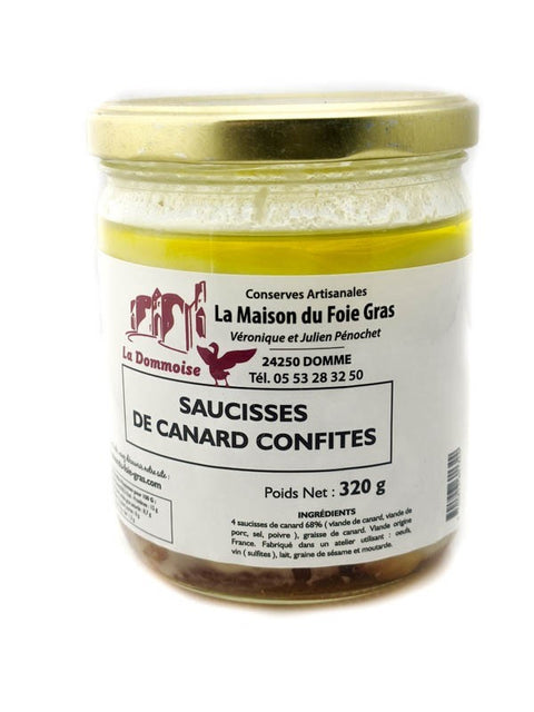 Saucisses de canard Confites - 320 g