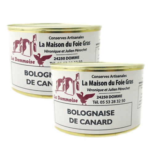 PROMO - Lot de 2 boîtes de Bolognaise de canard de 400 g