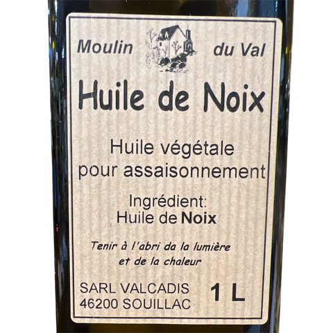 Vaso de aceite de nuez