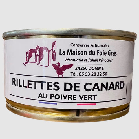 Rillettes de pato con pimiento verde