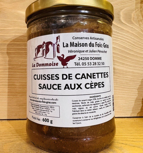 Cuisses de Canettes sauce aux Cèpes - 600g - La Dommoise
