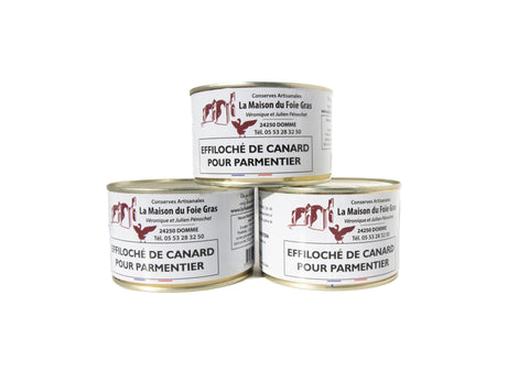 PROMO - 3 Effiloché de canard pour Parmentier - 400 g - La Dommoise