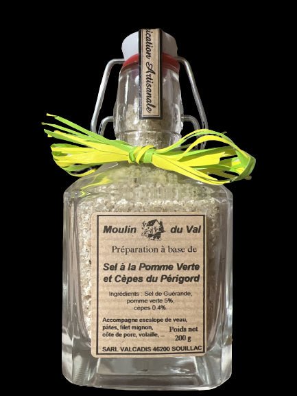 Sel à la Pomme Verte et Cèpes du Périgord 200g - La Dommoise