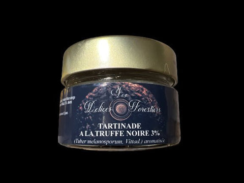 Tartinade à la truffe noire (tuber melanosporum) 3% - 80g - La Dommoise