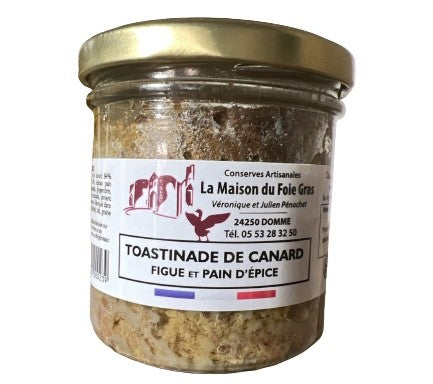Toastinade de canard aux figues et pain d'épices