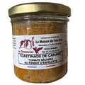 Toastinade de canard : tomates séchées et piments d'Espelette - La Dommoise