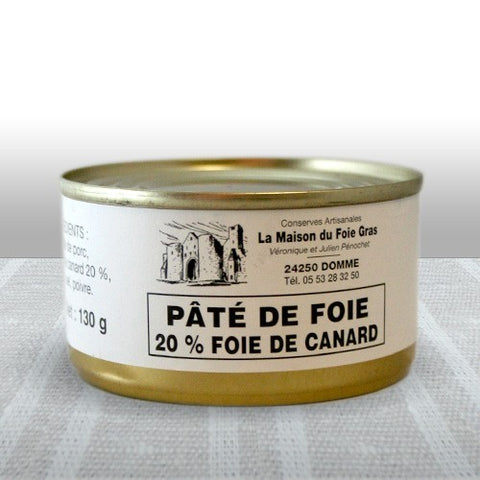 Paté de Hígado de Pato 20% - 130g - 5+1 Gratis