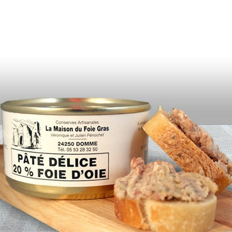 Lot Pâté Délice 20% Goose Foie Gras - 130g - 5+1 Free