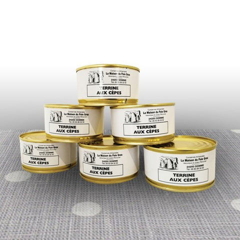 Lot Terrine aux CÈPES 130 g - 5+1