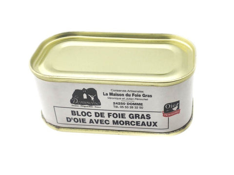BLOCK of goose foie gras pieces PÉRIGORD