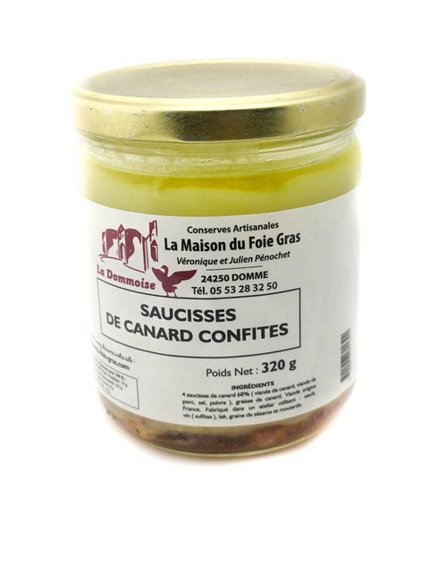 Saucisses de canard Confites - 320 g