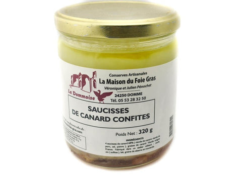 Saucisses de canard Confites - 320 g