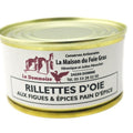 Rillettes d'oie aux figues & pain d'épices - La Dommoise