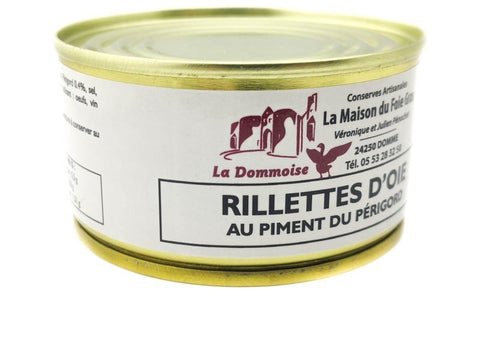 Rillettes de ganso con pimienta de Dordoña