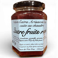 Confiture Quatre Fruits Rouge - Extra Allégée en SUCRE - La Dommoise