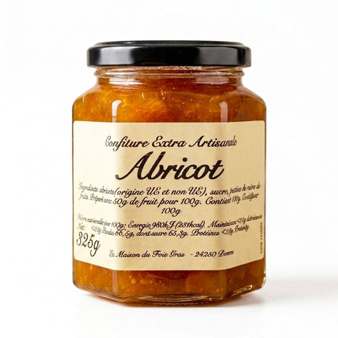 Confiture d'Abricot Extra et Artisanale - La Dommoise