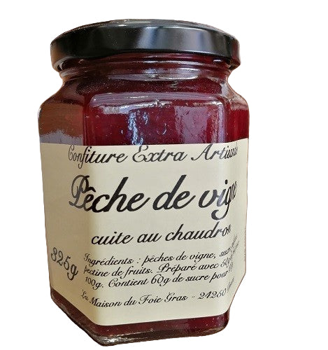 Confiture extra Pêche de  Vigne - La Dommoise