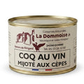 Coq au vin de Bergerac mijoté aux Cèpes - La Dommoise