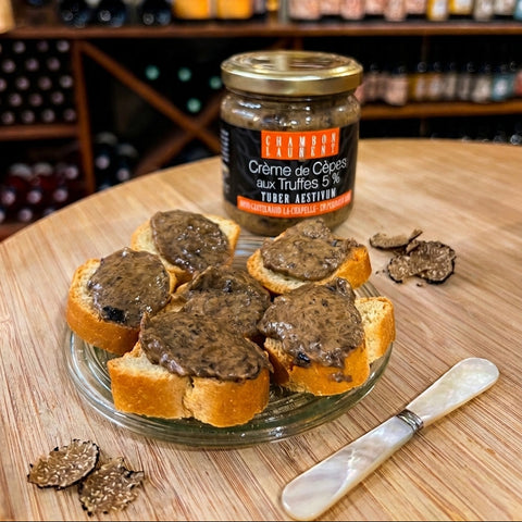Crème de Cèpes aux Truffes  5% - Tuber Aestivum - La Dommoise