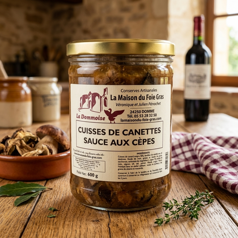 Cuisses de Canettes sauce aux Cèpes - 600g - La Dommoise