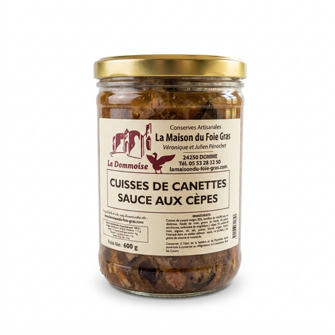 Cuisses de Canettes sauce aux Cèpes - 600g - La Dommoise