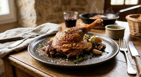 Cuissse de canard confite - La Dommoise