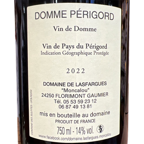 Domme Périgord Rouge Domaine Lasfargue 2022 - La Dommoise