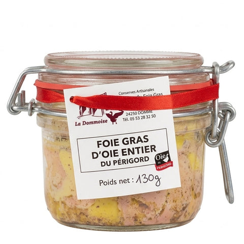 Foie gras d'Oie entier du Périgord 130 g - La Dommoise
