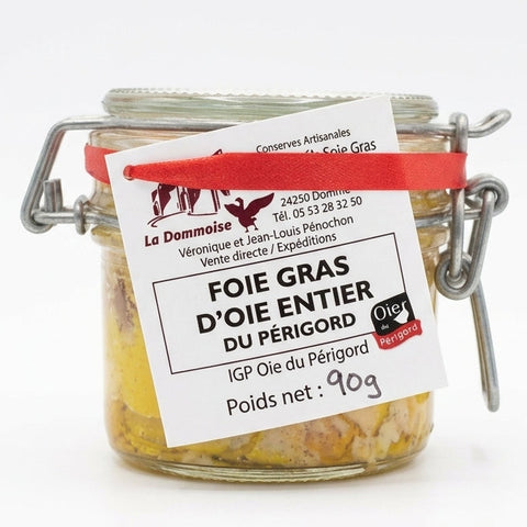 Foie gras d'Oie entier du Périgord 90g - La Dommoise