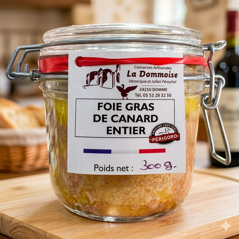 Foie gras de canard entier IGP Périgord - La Dommoise