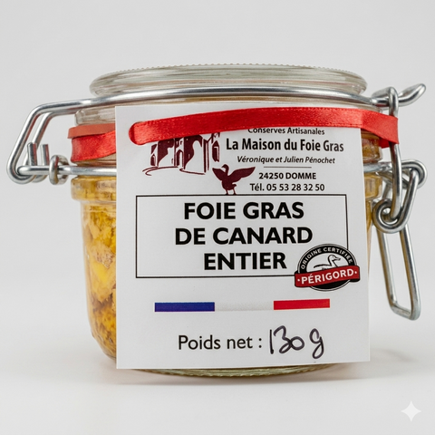 Foie gras de canard entier IGP Périgord - La Dommoise