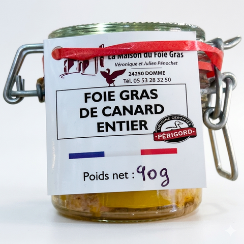 Foie gras de canard entier IGP Périgord - La Dommoise