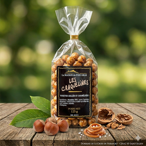 Caramelized roasted hazelnuts - 125g