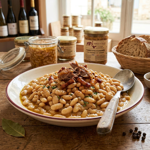 Haricots cuisinés à la graisse d'oie - La Dommoise