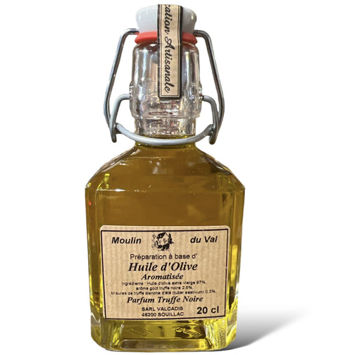 Huile d'olive arôme truffe noire - La Dommoise