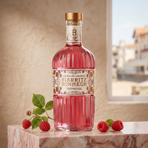 Liqueur de Framboise - Biarritz Bonheur - La Dommoise