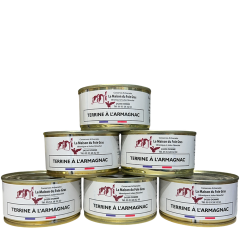 Lot Terrine à l'Armagnac 130g - 5+1 Offerte