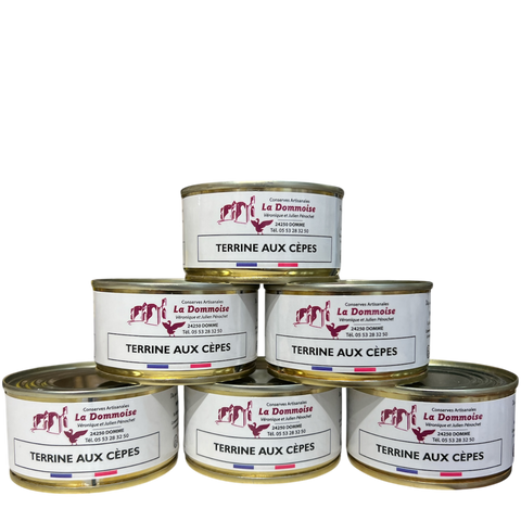 Lot Terrine aux CÈPES 130 g - 5+1