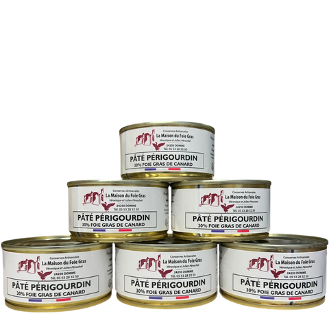 Lot Pâté au Foie Gras de Canard 30% - 130g - 5+1