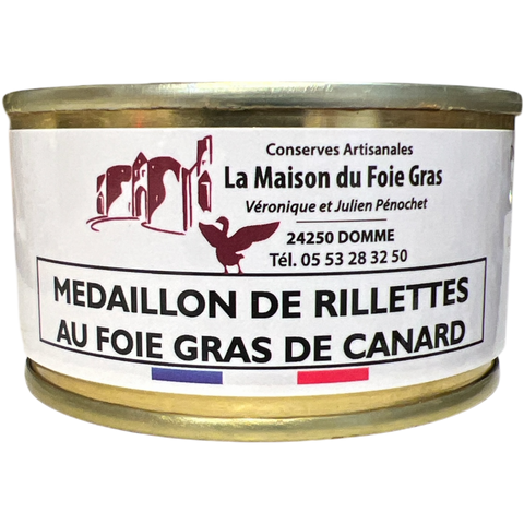 Médaillon de Rillettes de Canard au foie gras de Canard 25%