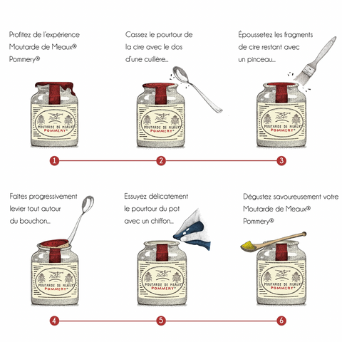 Moutarde de Meaux POMMERY - La Dommoise