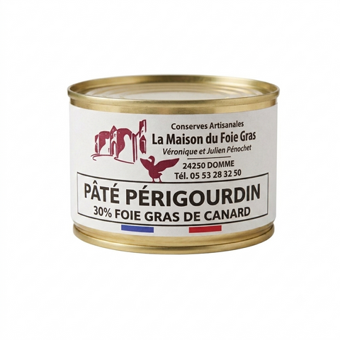 Pâté PÉRIGOURDIN 30% de foie de Canard - La Dommoise