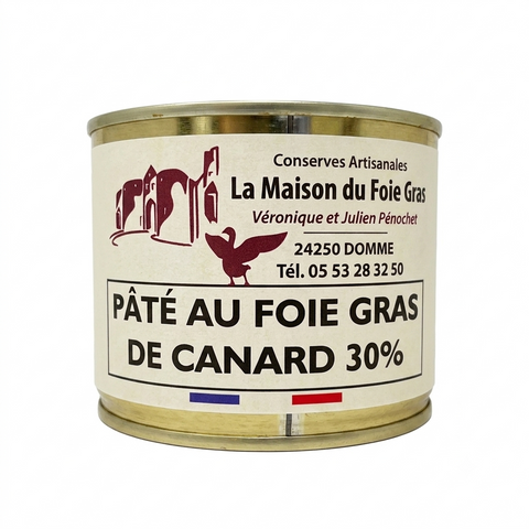Pâté PÉRIGOURDIN 30% de foie de Canard - La Dommoise