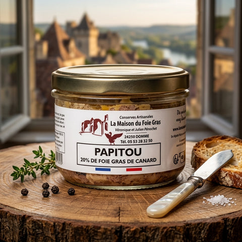 Papitou Dommois - Bocal de 180g - La Dommoise