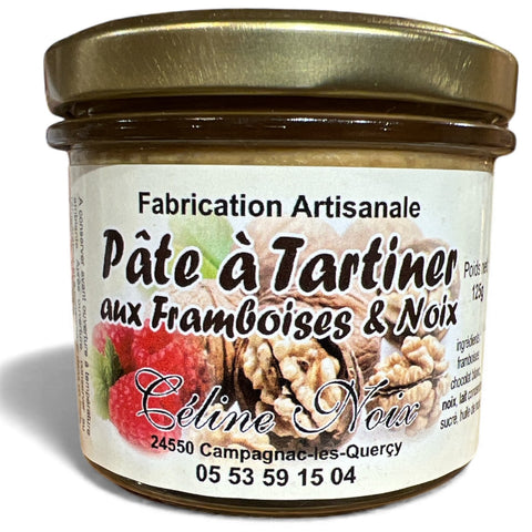 Pate à tartiner Framboises Noix - La Dommoise