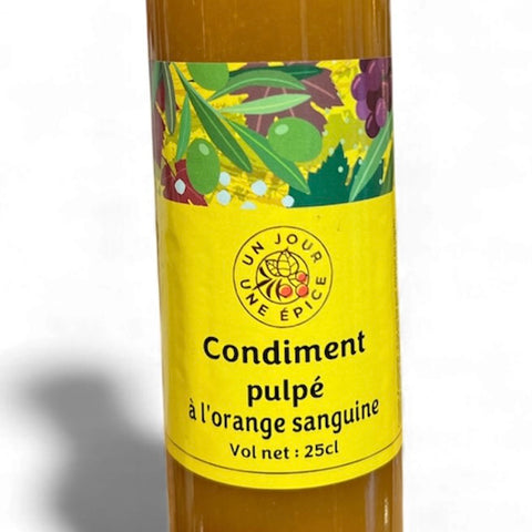 Condiment Pulpé à l'Orange Sanguine - La Dommoise